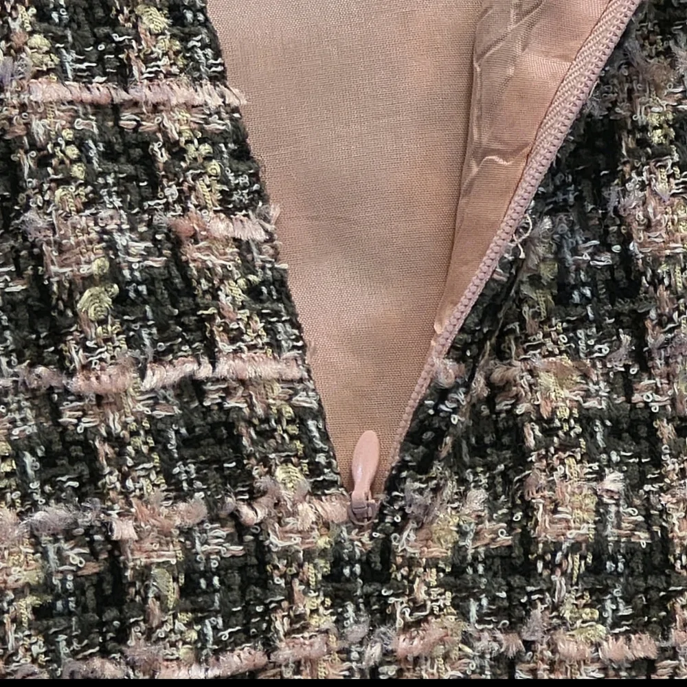 Talbots Tweed Sleeveless Sheath Dress Pink  Womens 18W Plus Size Preppy Career - Picture 13 of 13